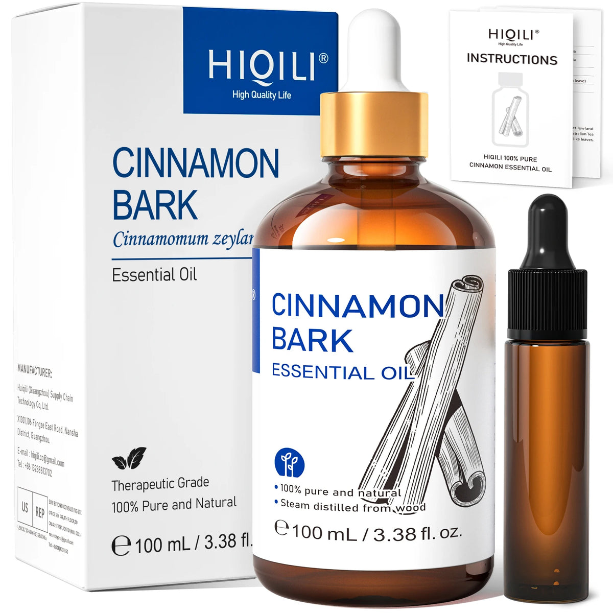 3.3 Oz. Natural Essential Oil, Frankincense/Lemon/Rosemary/Tea Tree/Lavender/Wintergreen/Ylang, Humidifiers, DIY Candles....