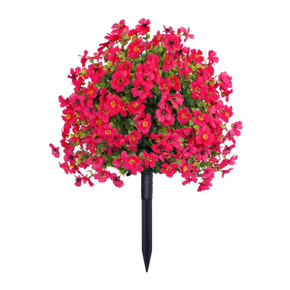 1/2Pcs Artificial Violets Flower with Stake Indoor Outdoor....