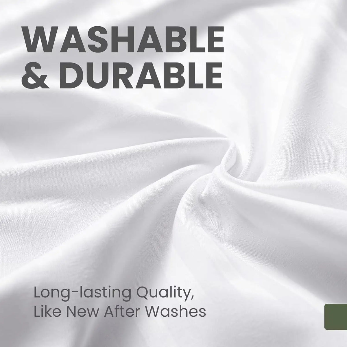 Fairpeak 100% Polyester Microfiber Pillowcases, Standard Queen King Body, 2/4/6 Pack