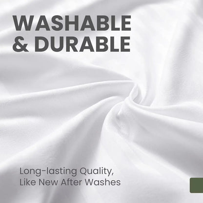 Fairpeak 100% Polyester Microfiber Pillowcases, Standard Queen King Body, 2/4/6 Pack