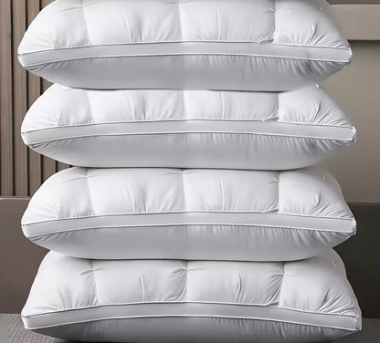 Luxury Hotel-Quality Pillow . Ergonomic Design For Great Support,