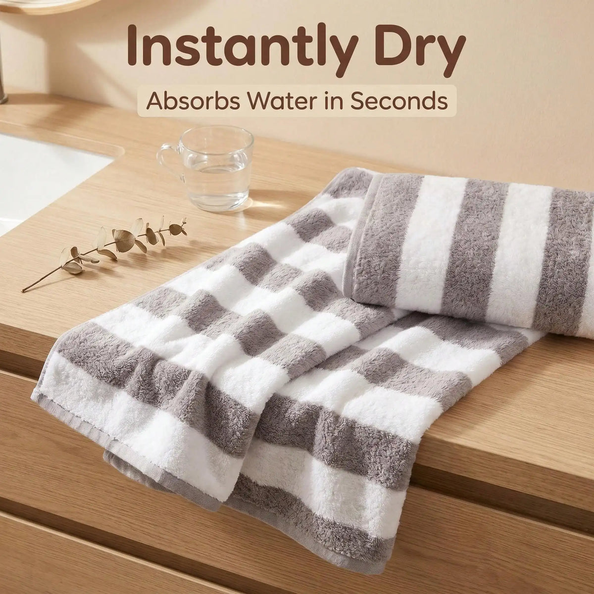 1 Pc. 2 Pc. 4 Pc. Soft Fluffy Bath Towel Quick Drying Beach, Bath.....