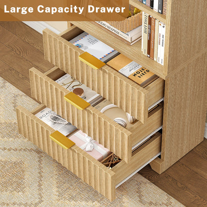 Tall Bookshelf, Bookshelves  with Drawers