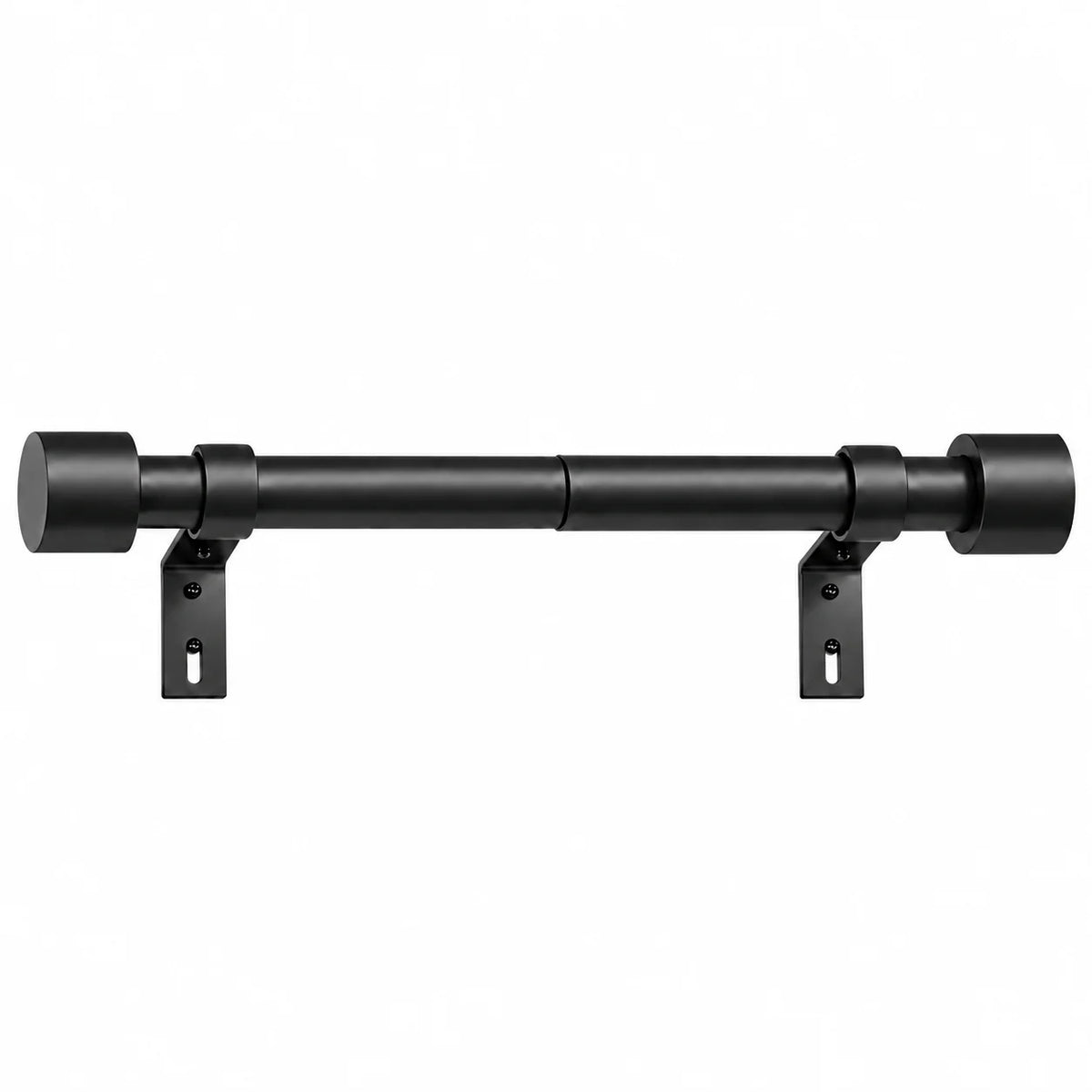 32-144 In Black Adjustable Metal Curtain Rod, for Living Room Bedroom Windows Best Choice 2026