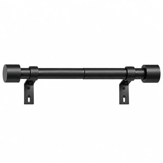 32-144 In Black Adjustable Metal Curtain Rod, for Living Room Bedroom Windows Best Choice 2026