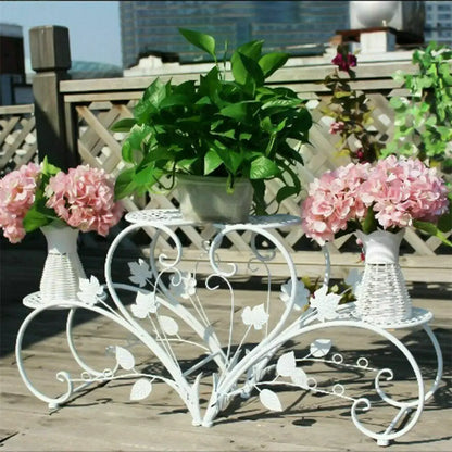 2PCS 4 tiers Classic Plant Stand, Indoor Outdoor....