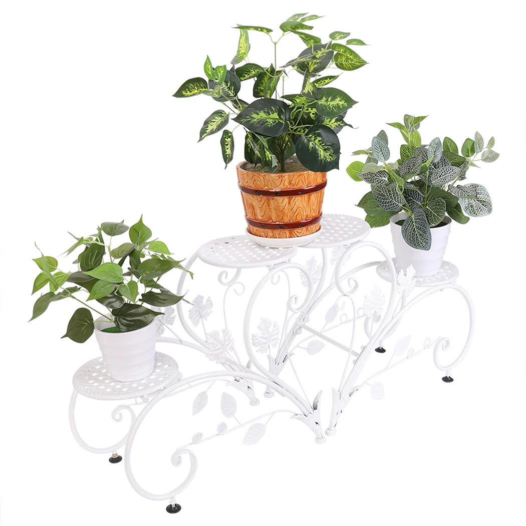 2PCS 4 tiers Classic Plant Stand, Indoor Outdoor....