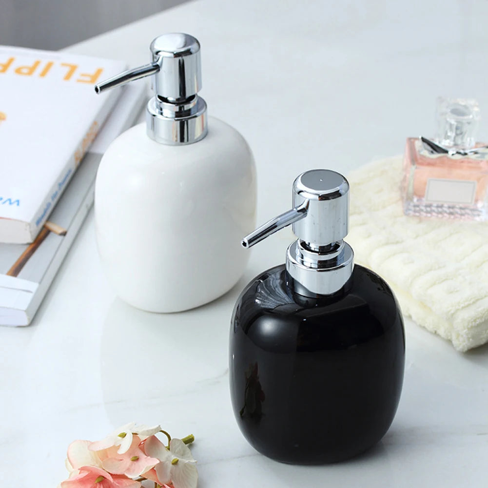Ceramic Soap Dispenser Bottle Pump Type 450ML