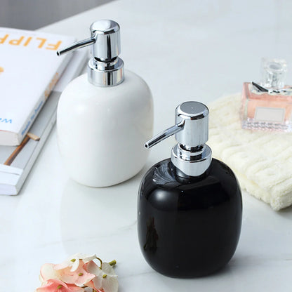 Ceramic Soap Dispenser Bottle Pump Type 450ML