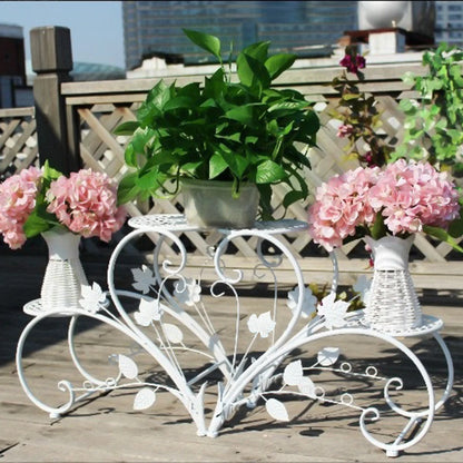 2PCS 4 tiers Classic Plant Stand, Indoor Outdoor....