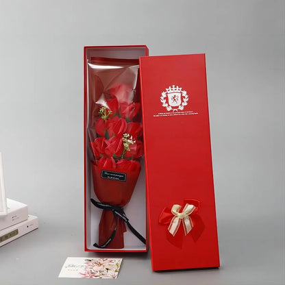 Artificial Rose Bouquet Realistic Floral Arrangement