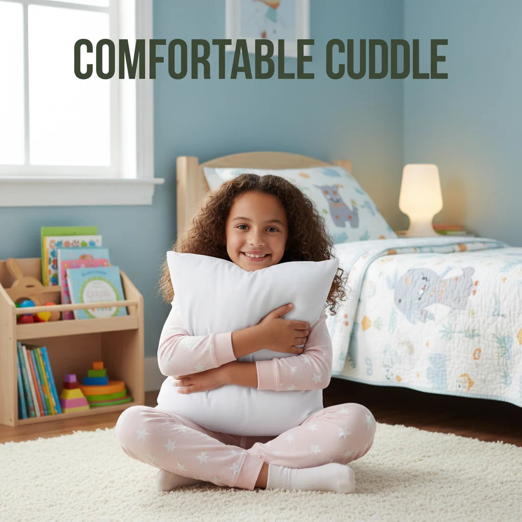 Throw Pillows Insert (Pack of 2 or 4, White) - 18 x 18 Inches Couch Pillows - Indoor