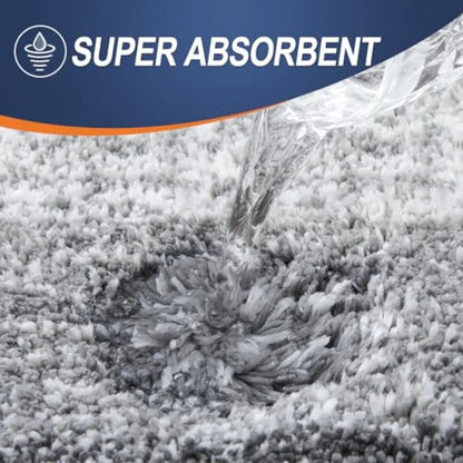 Bathroom Rugs Mat 30x20 Absorbent Microfiber , Rubber Backing, Machine Washable