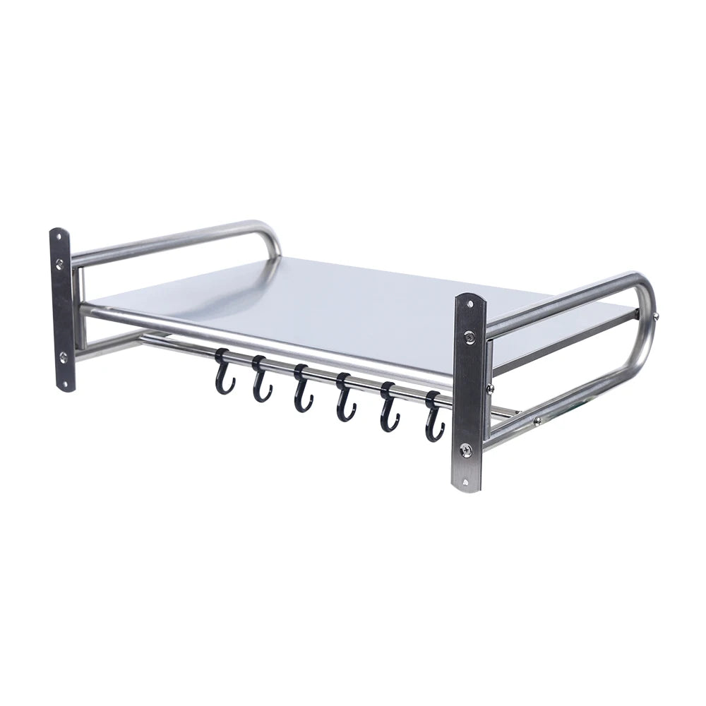 Stainless Steel Microwave Oven Shelf Wall-Mounted