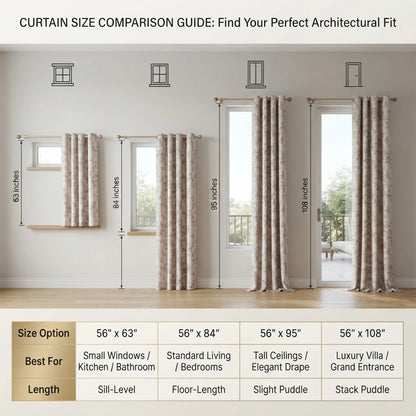 1 Color 4 Panels Elegant Red Small Flower Blackout Curtains,4 Sizes White Back Coating, Grommet Top Drapes.....