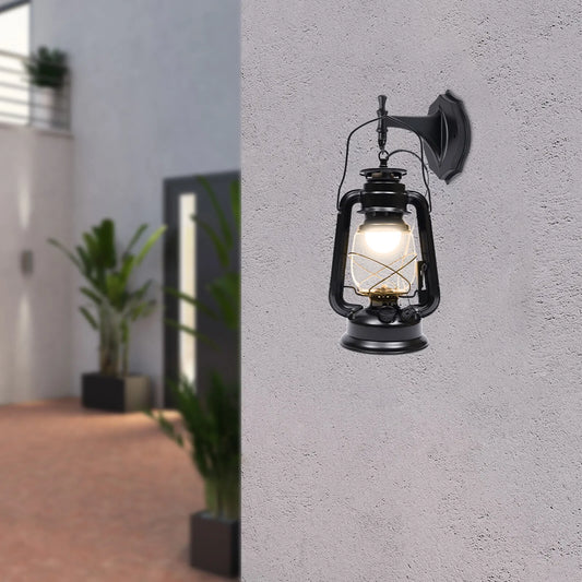 NEWEST Rustic Lantern Light, Vintage Wall Lamp,