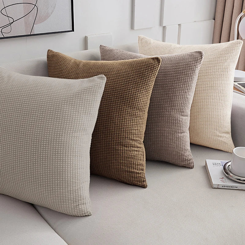 40x40 45x45 50x50 Solid Color Pillow Cover, Pillowcase