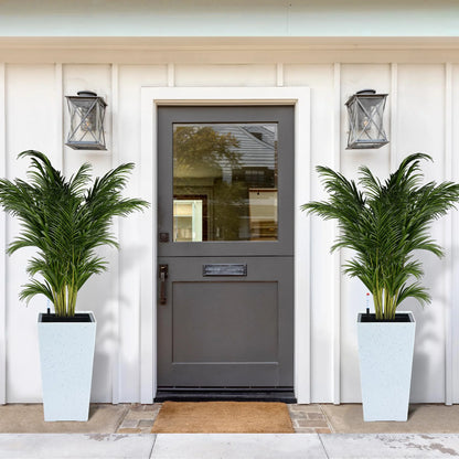 Set of 2 Modern Planters – Large Outdoor & Indoor Plant Pots with Self Watering System