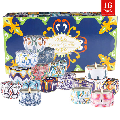 16 Victoria Scented candles, 2.5 Oz made Of high-end soy wax1.5 In High, 2.3 In Wide.....