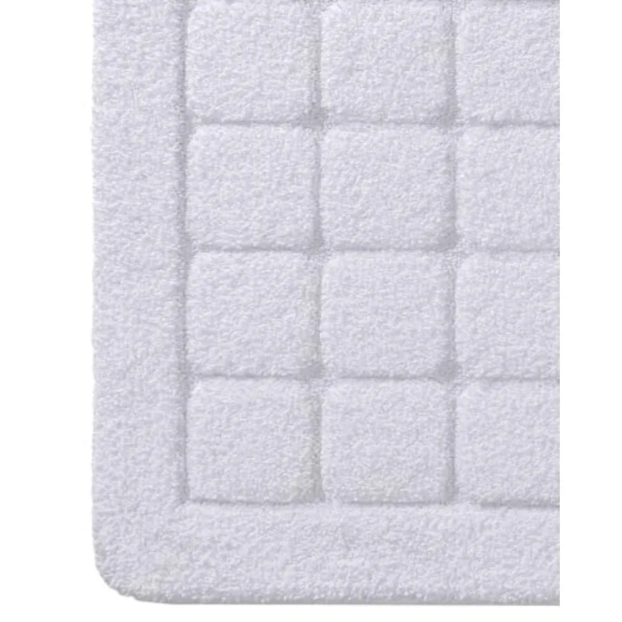 White Bath Mat 17x30, Absorbent Non-Slip Machine Washable.....