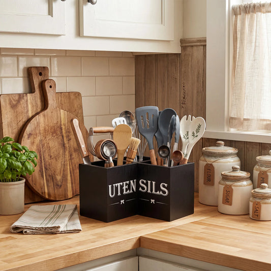Wooden, 90° Corner Storage Organize....