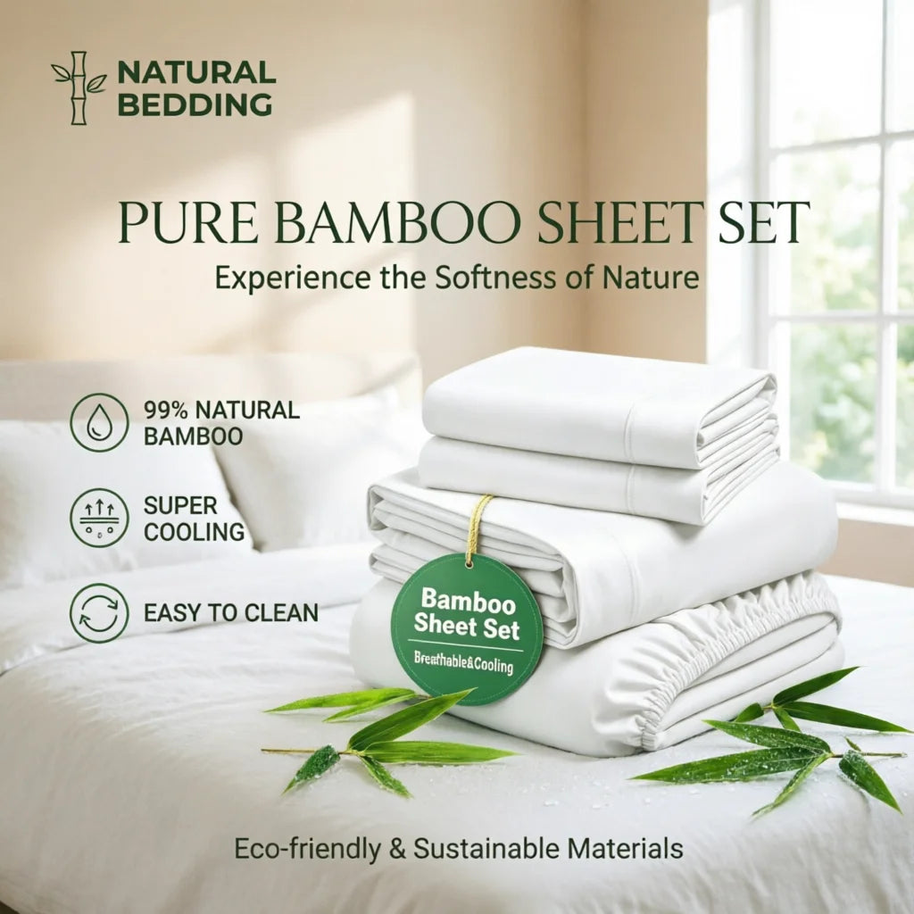 3pcs/4PCS Cooling Satin Bed Sheet Set, Shrink-Resistant, Fade-Resistant, Hypoallergenic, Breathable, Flat Sheet & Fitted Sheet & Pillow Cases
King, Queen, Full, Twin