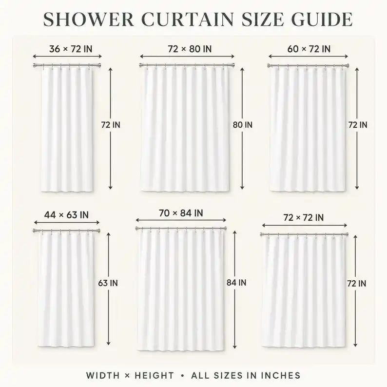 New in 2026 Fall Golden Leaves Woodland Shower Curtain, 2 Sizes, Waterproof