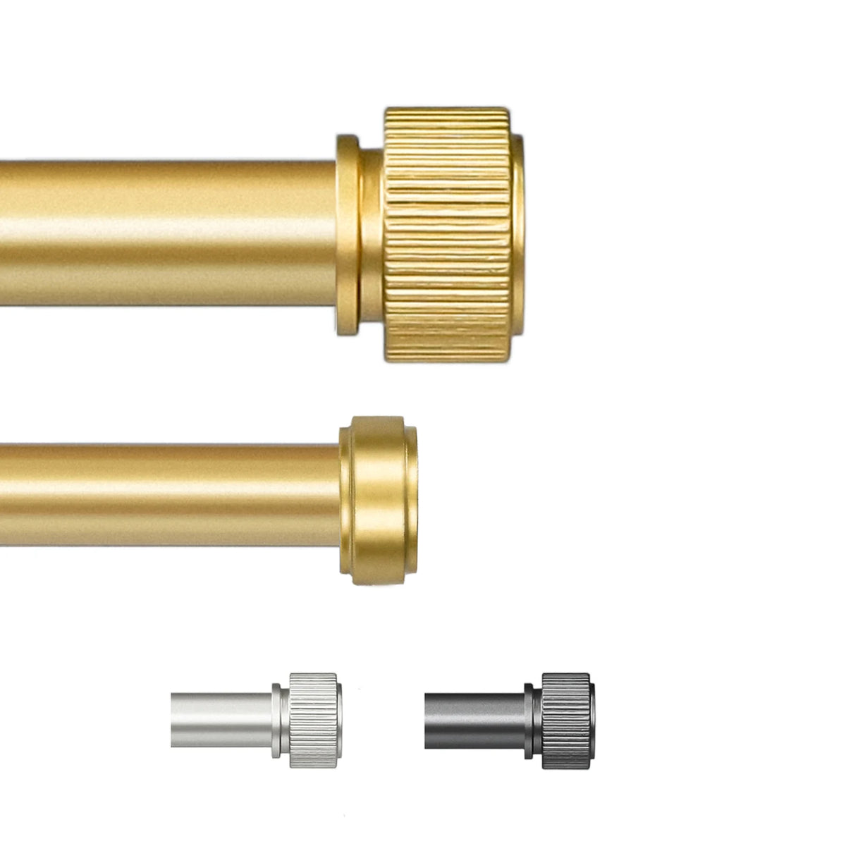 1 Set Of Double Heavy-Duty 5/8 Dia. Curtain Rod, Telescoping, 3 Sizes, 3 Colors.....