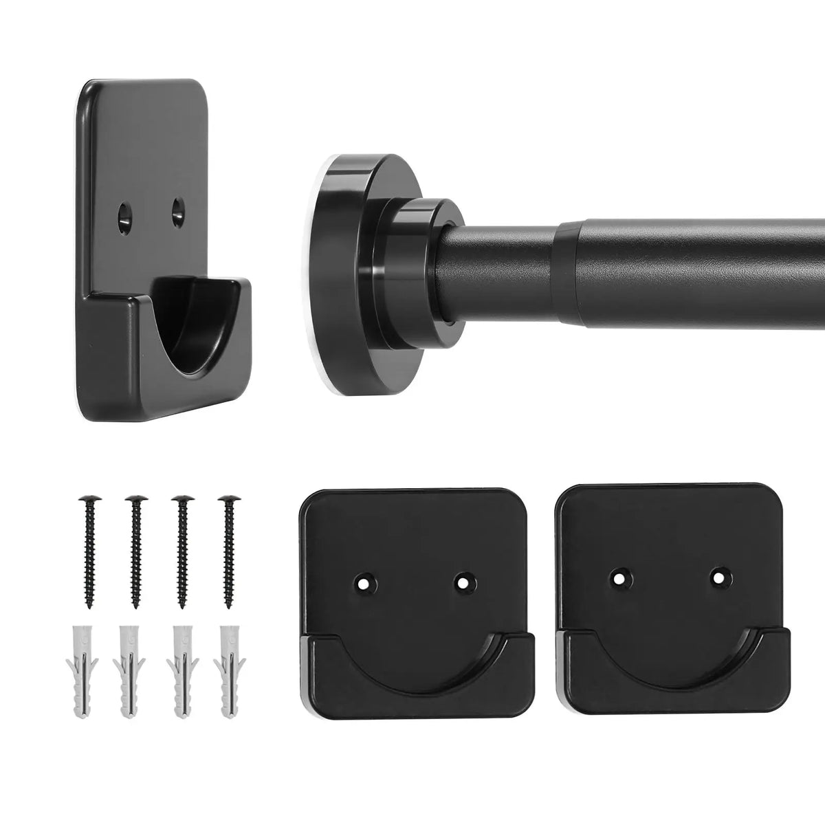 28-76 Inches, 1 Inch Diameter, Adjustable, Stainless Steel, Tension Shower Curtain, Closet Rod.....