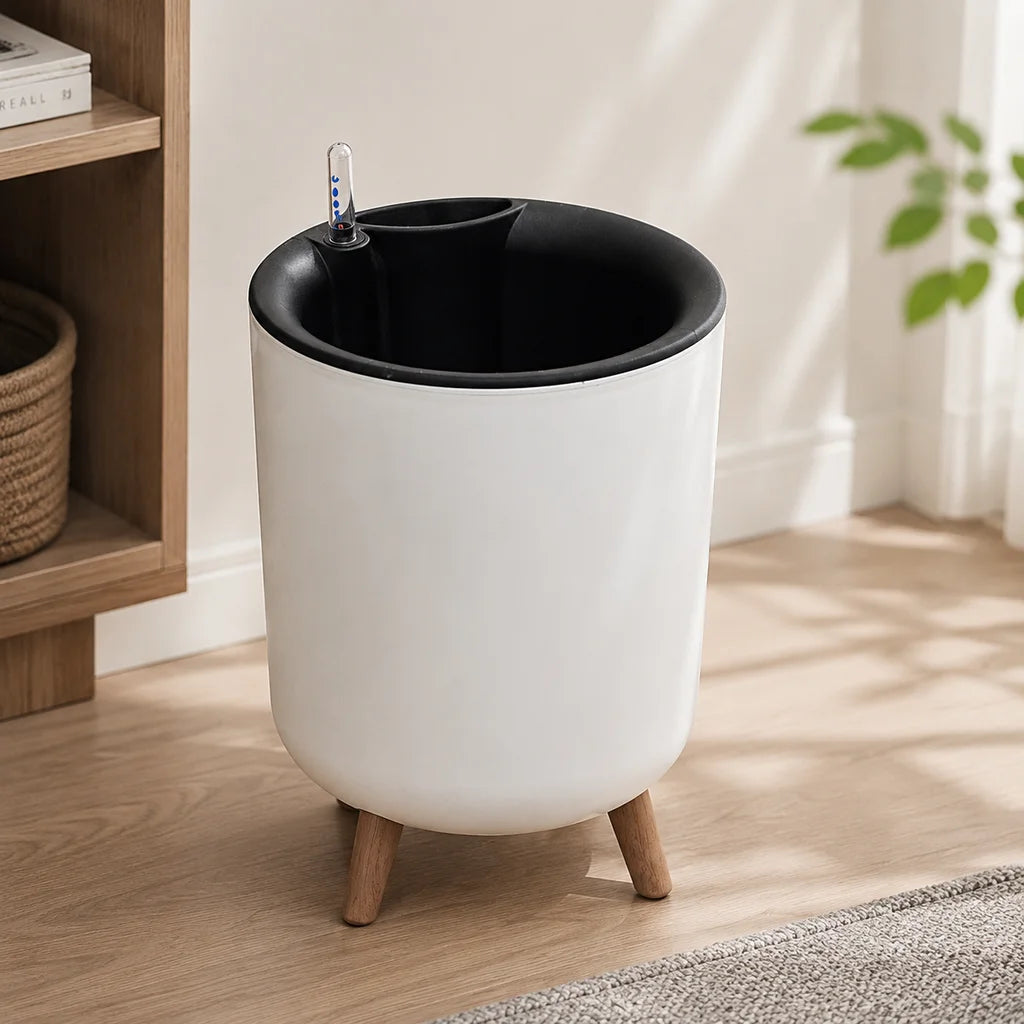 Self‑Watering Raised Planter with Water Level Indicator