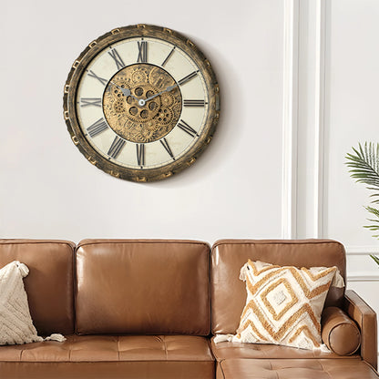 15/18 Inch Vintage Gear Wall Clock, 6 Styles 2 Sizes, AA Battery Needed....