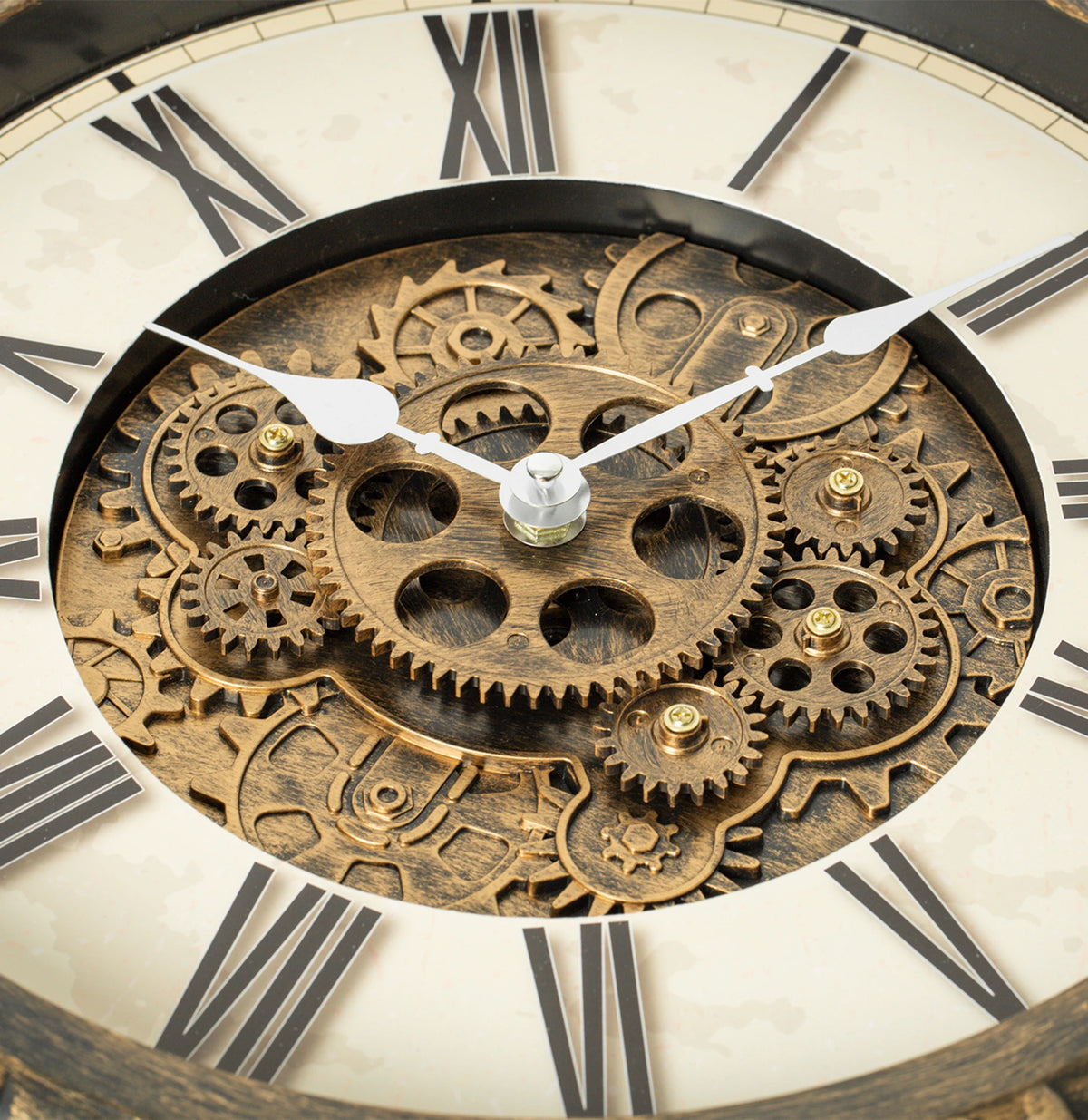 15/18 Inch Vintage Gear Wall Clock, 6 Styles 2 Sizes, AA Battery Needed....