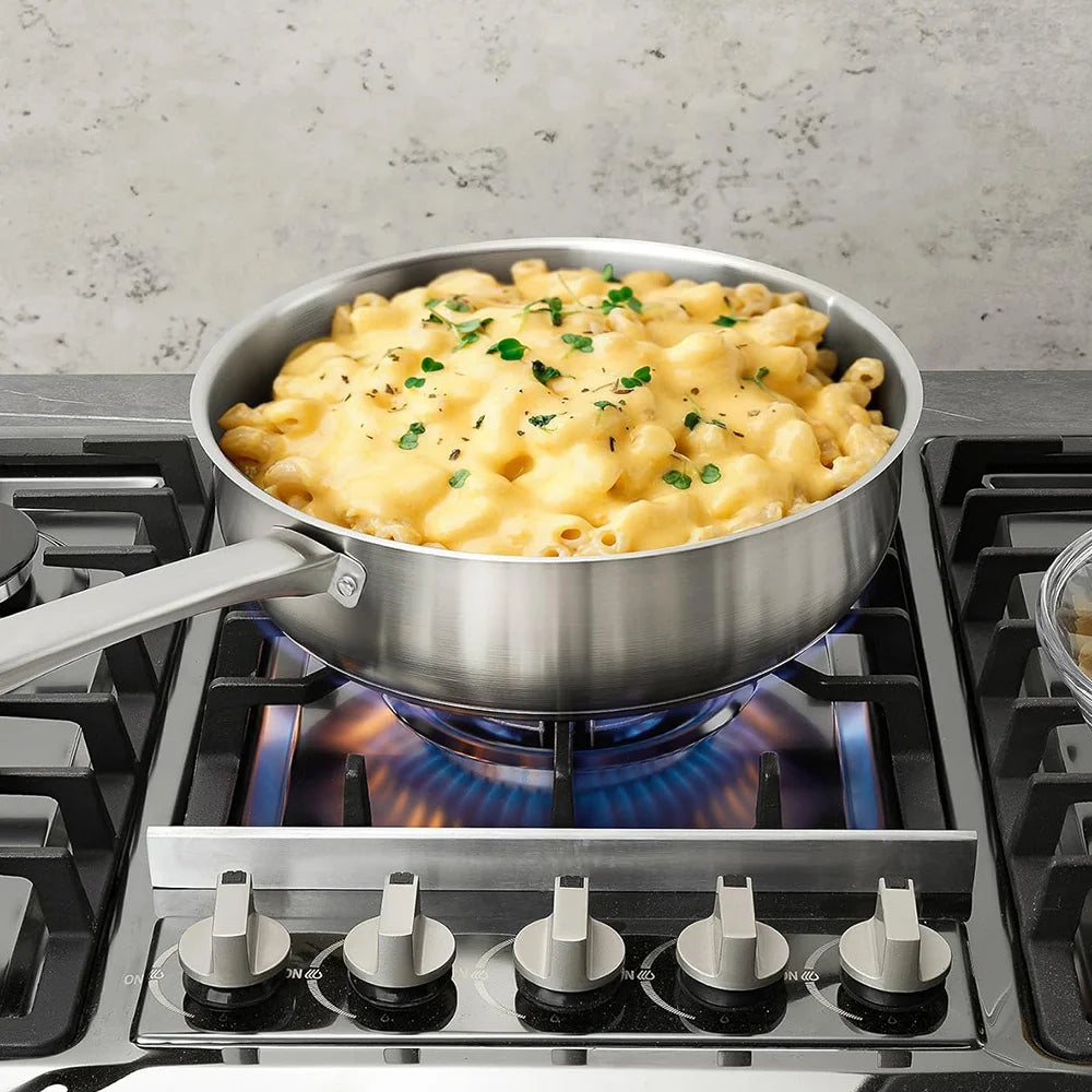 10 Piece Stainless Steel Kitchen Cookware Set....