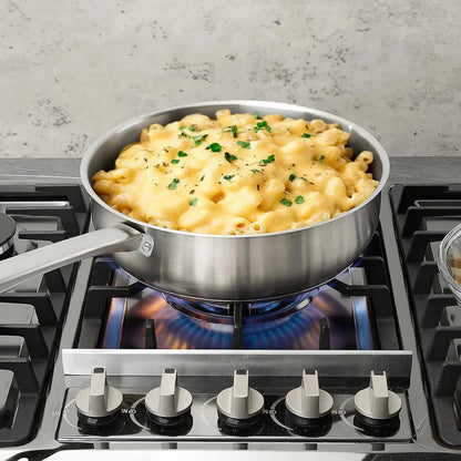 10 Piece Stainless Steel Kitchen Cookware Set....