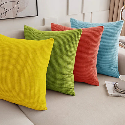 40x40 45x45 50x50 Solid Color Pillow Cover, Pillowcase