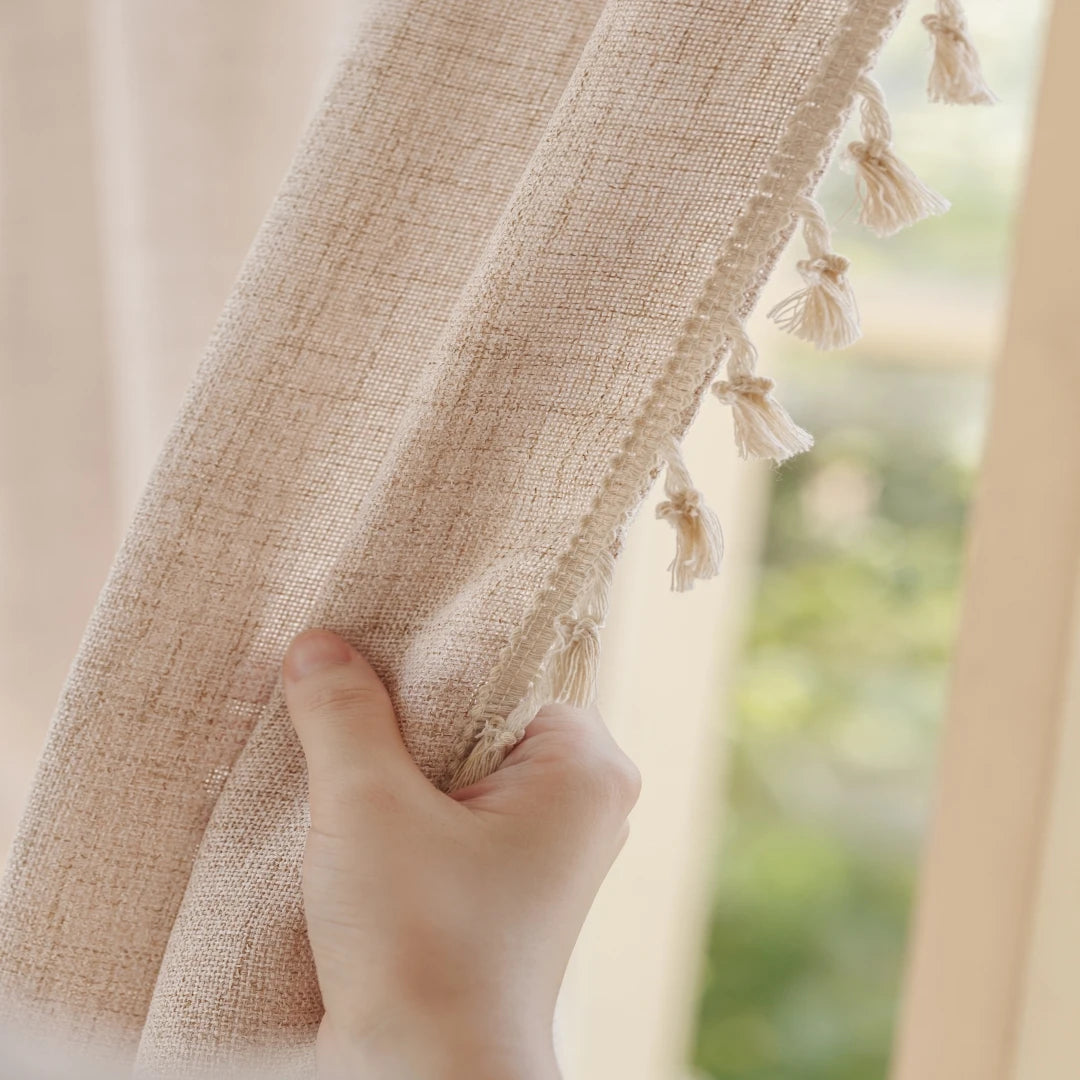 2 Panels Colorful Striped Short Sheer Kitchen Curtain with Rod Pocket, 2Sizes.....