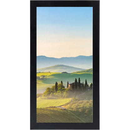 Lightweight Semi‑Gloss Black Photo Frame, Shatter‑Proof Plexiglass