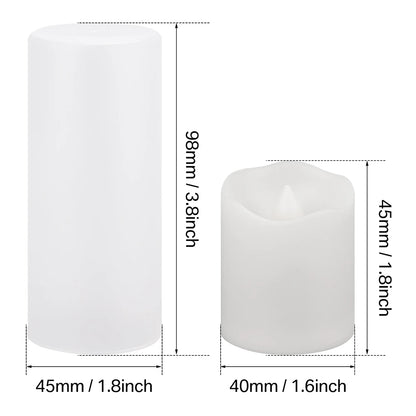 12 Rechargeable Led Candles Timer Remote LED Light Flameless.....