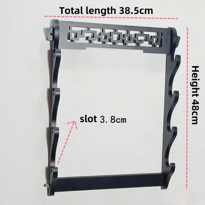 4/5/6-Layer Wooden Katana Sword Shelf Holder....