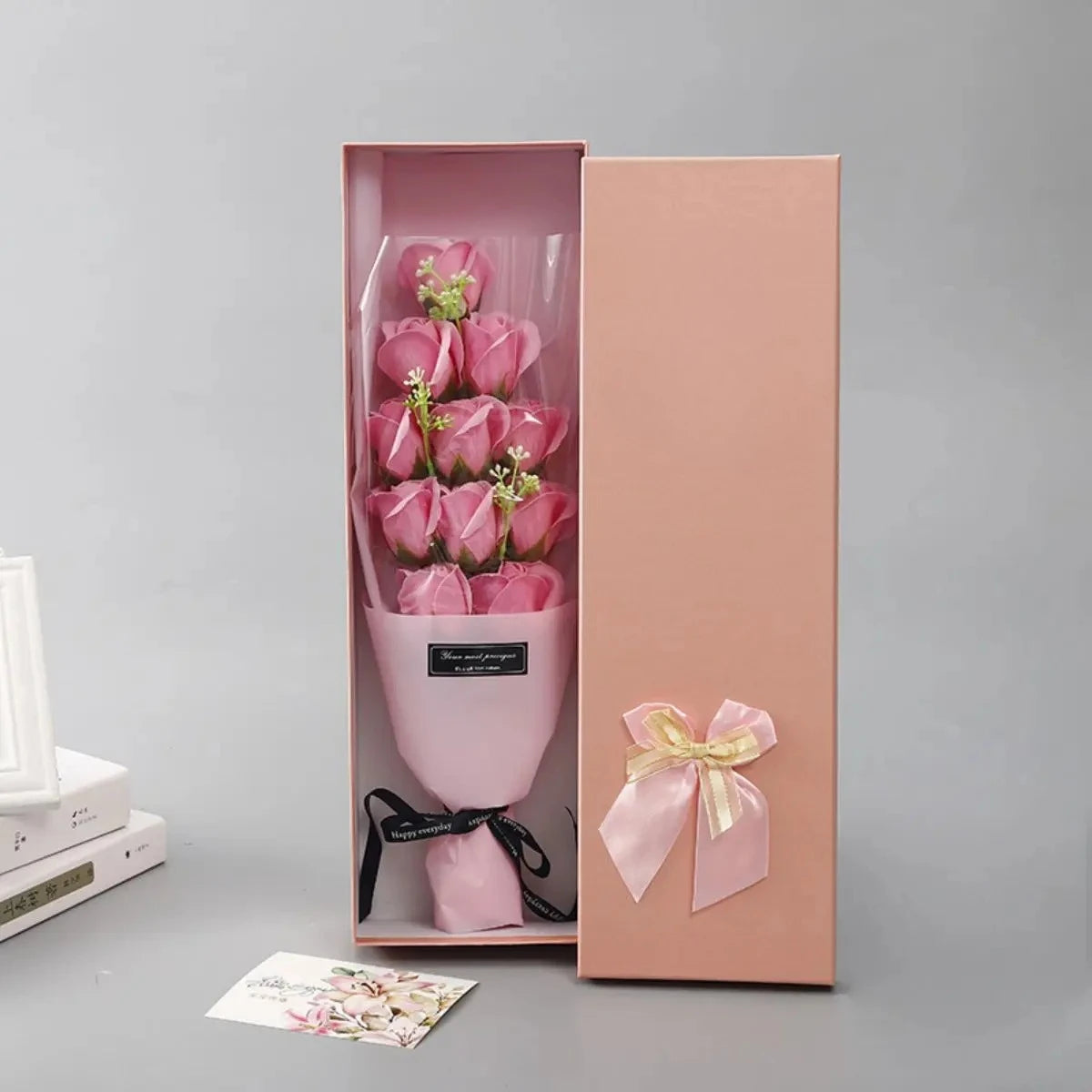 Artificial Rose Bouquet Realistic Floral Arrangement
