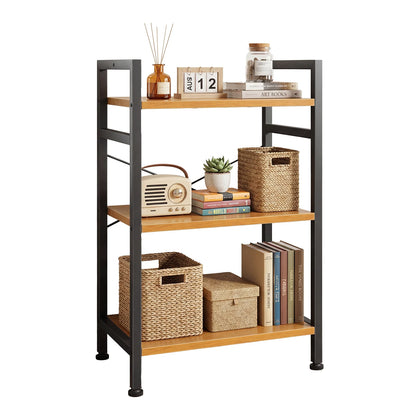 3 Tiers Wooden Bookshelf, Standing Sturdy, Adjustable Feet....