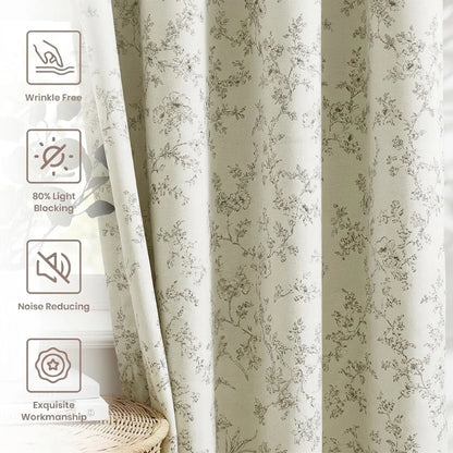 4 Sizes, 2 Panels Indoor Home Drapes, Grommet Top Blackout, Sun Protection, ! Color....