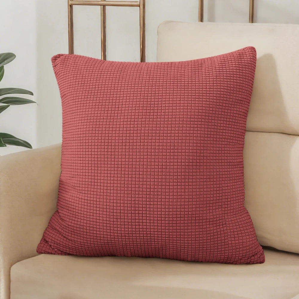 40x40 45x45 50x50 Solid Color Pillow Cover, Pillowcase