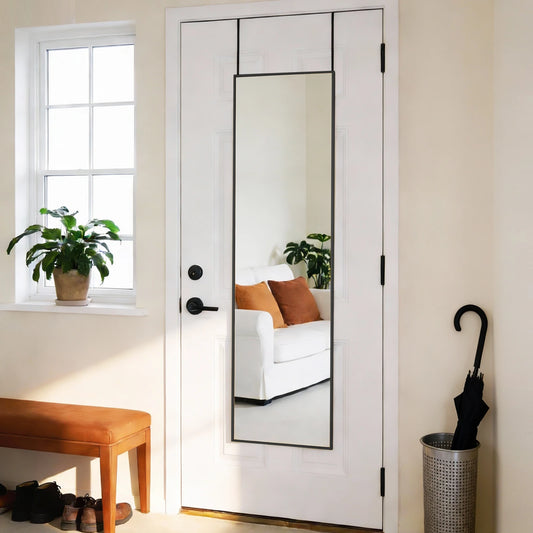47x14 Inch Door Mirror Full Length, Aluminum Alloy Frame