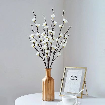 Artificial Plum Blossom 21.7''  Long Stem Flowers