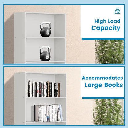 6-Tier Bookshelf, Floor Standing 71" Tall