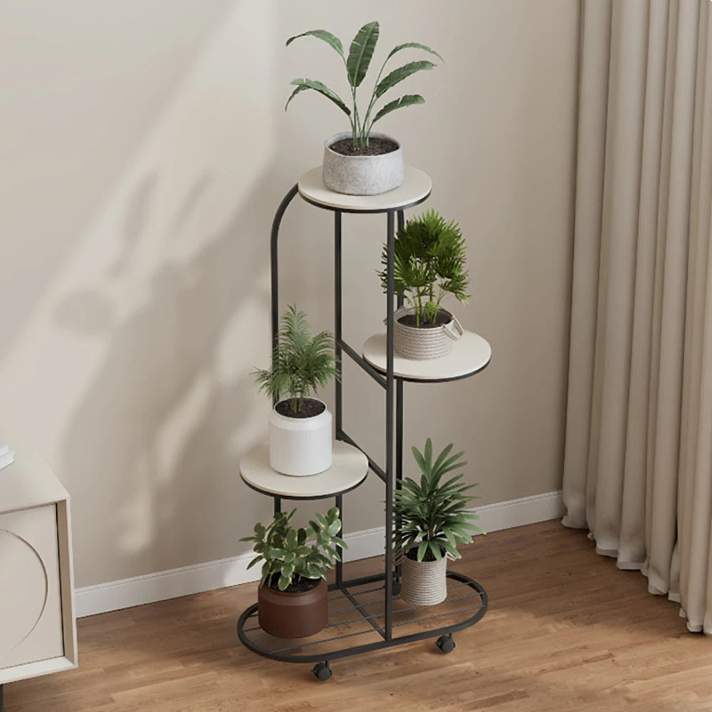 4/5 Tier Metal Plant Stand for Indoor Outdoor