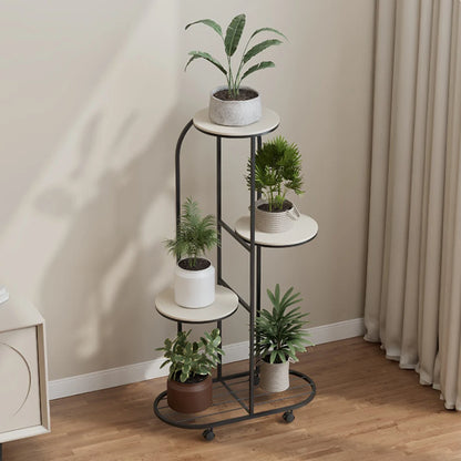 4/5 Tier Metal Plant Stand for Indoor Outdoor