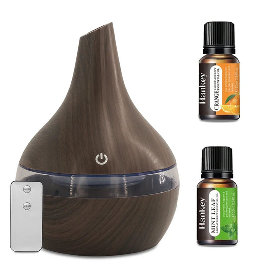 10 Oz. 6 Inch, Diffuser with Remote, 7 Color LED, Humidifier USB Charge, Auto Shut Off......