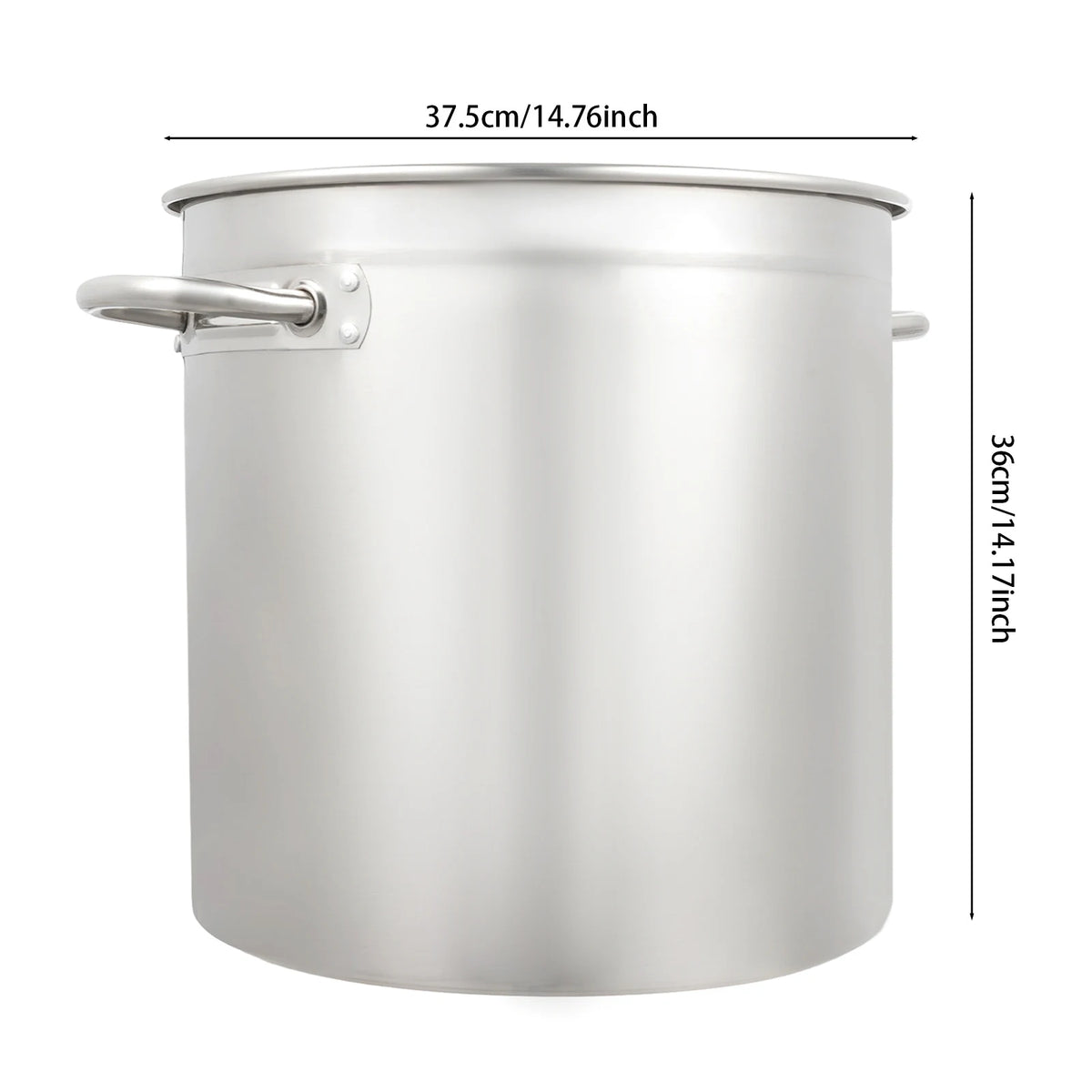 35L Stainless Steel Stock, Cooking Pot
